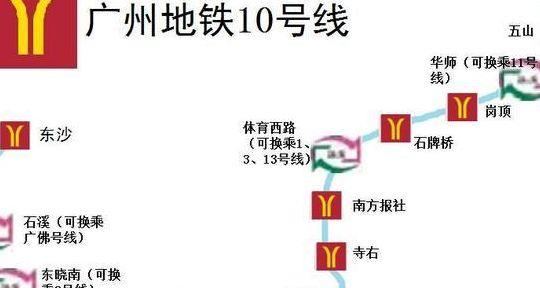 地铁10号线二期线路图(地铁10号线走向图)