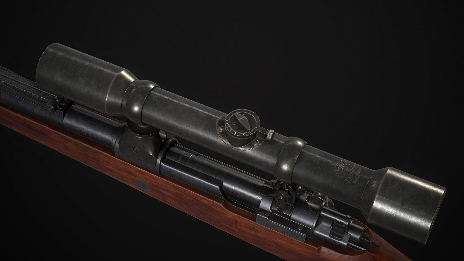 高清无码98K步枪大图,值得武器迷收藏