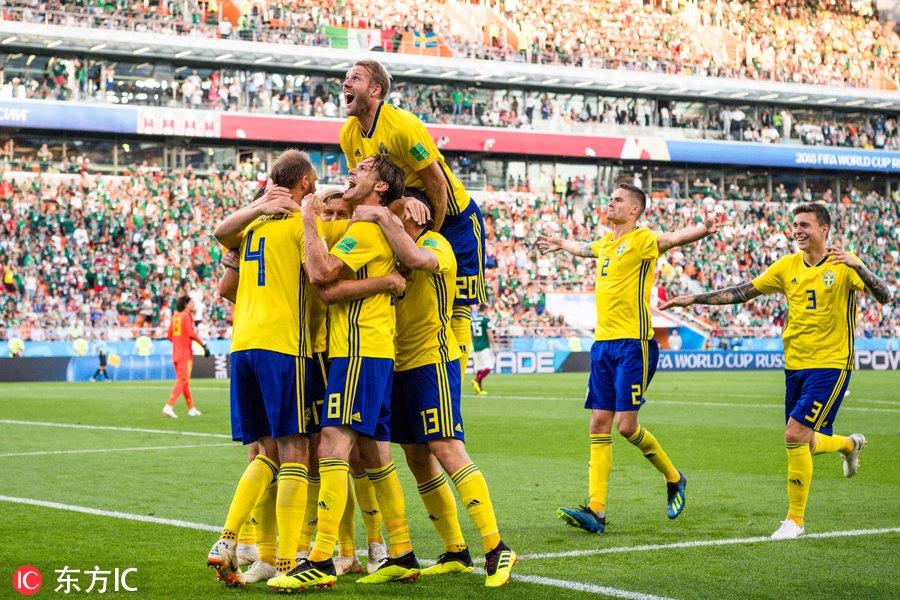 格兰奎斯特点球建功 瑞典3-0墨西哥一同晋级16强