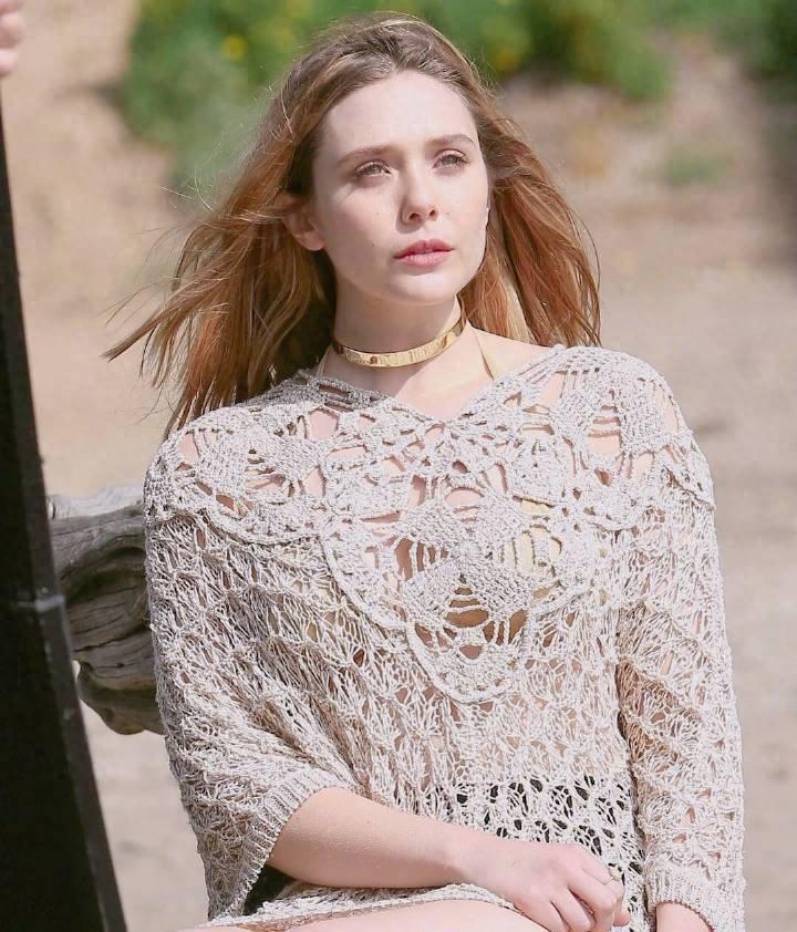 复联绯红女巫，伊丽莎白·奥尔森壁纸，长相很惊艳。