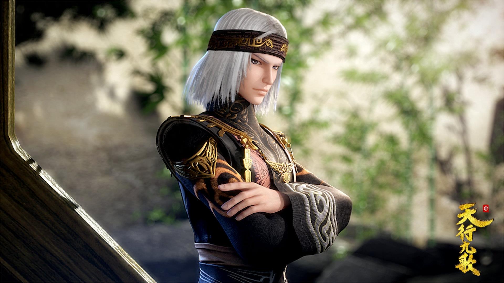 天行九歌盖聂卫庄精美高清无水印壁纸图推荐，盖聂清俊剑气逼人