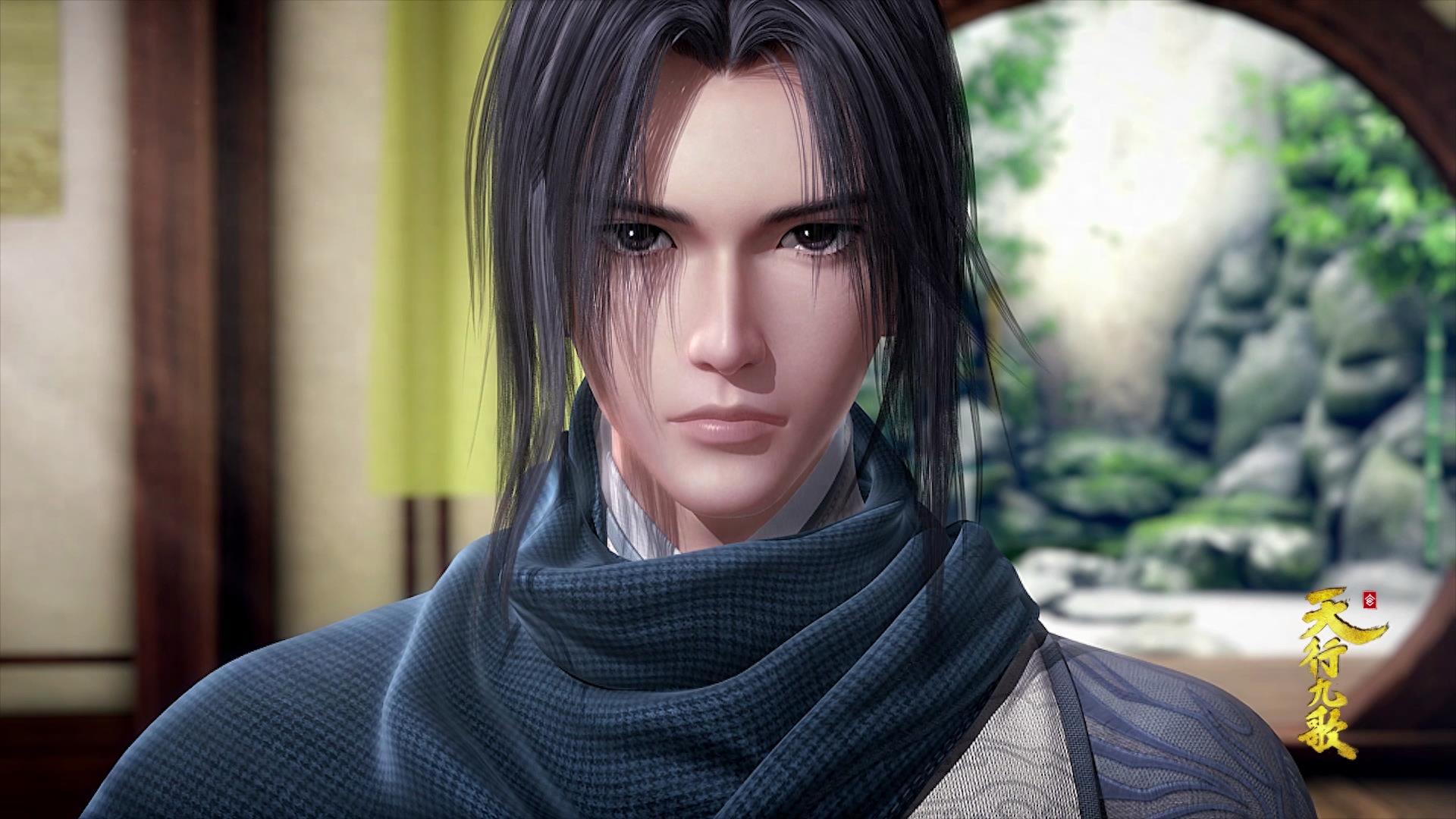 天行九歌盖聂卫庄精美高清无水印壁纸图推荐，盖聂清俊剑气逼人