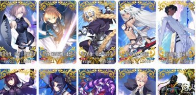 ​Fate Grand Order英灵肖像500wDL十选一选择推荐