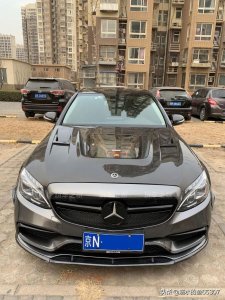 ​奔驰C200L深度改装案例 化身霸气黑武士