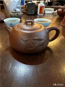​名家合作孤品，范泽锋制壶，蒋伟杰刻绘装饰