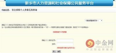 ​新乡养老金查询 新乡养老保险查询个人账户查询