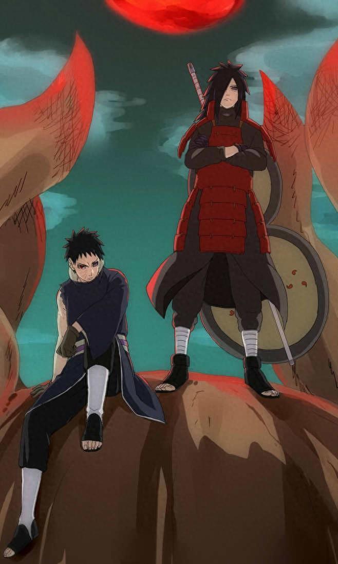 火影忍者超帅宇智波斑手机壁纸，我愿称你为最强