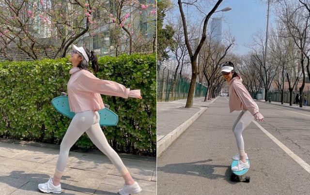 赵奕欢穿露脐装（34岁赵奕欢晒和好友出游）(2)