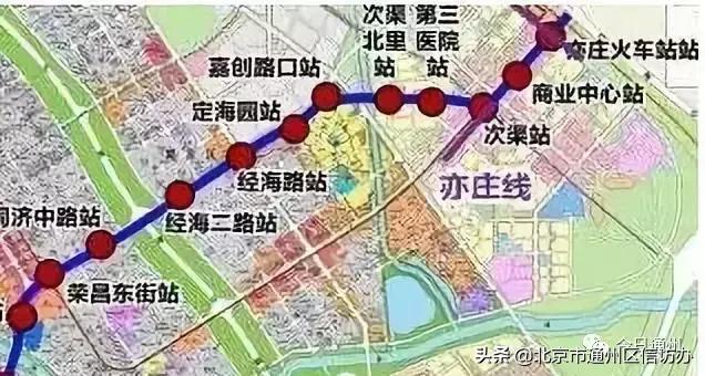 通州s6地铁最新线路图（通州这条串通亦庄线）(12)