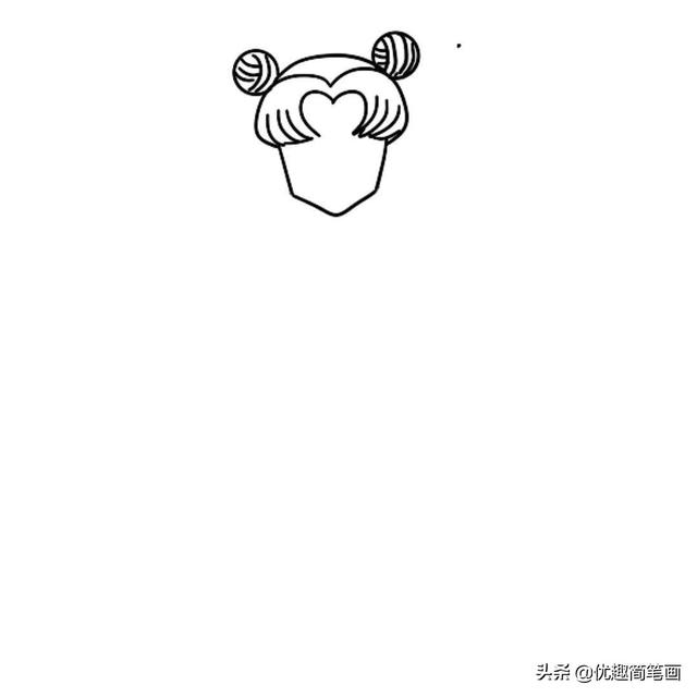 动漫美少女简单教程铅笔画（零基础小白动漫卡通简笔教程）(3)
