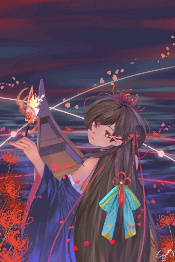 彼岸花壁纸头像 | 彼岸花开君不见，轮回因果难缠绵