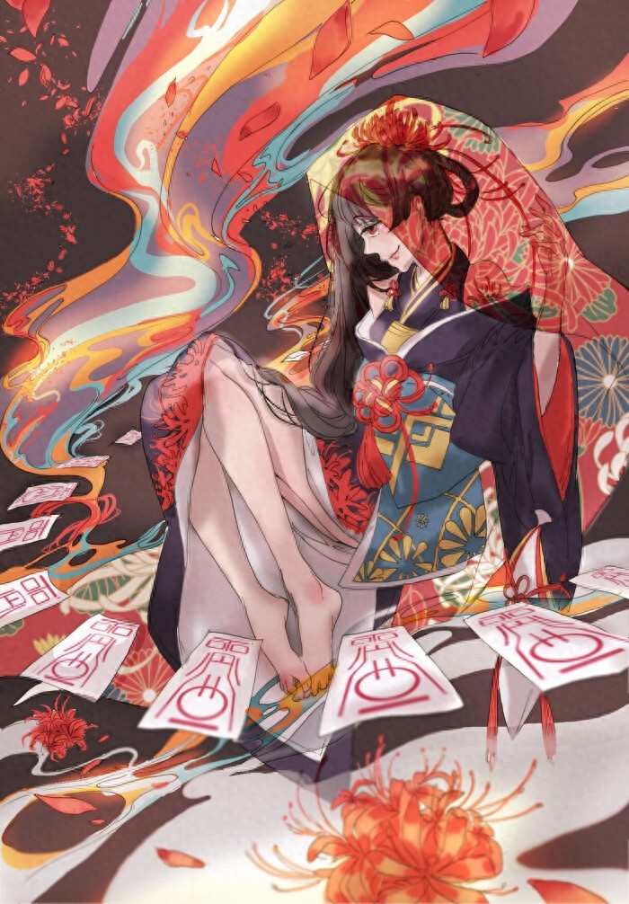 彼岸花壁纸头像 | 彼岸花开君不见，轮回因果难缠绵