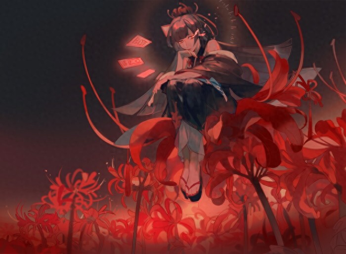 彼岸花壁纸头像 | 彼岸花开君不见，轮回因果难缠绵