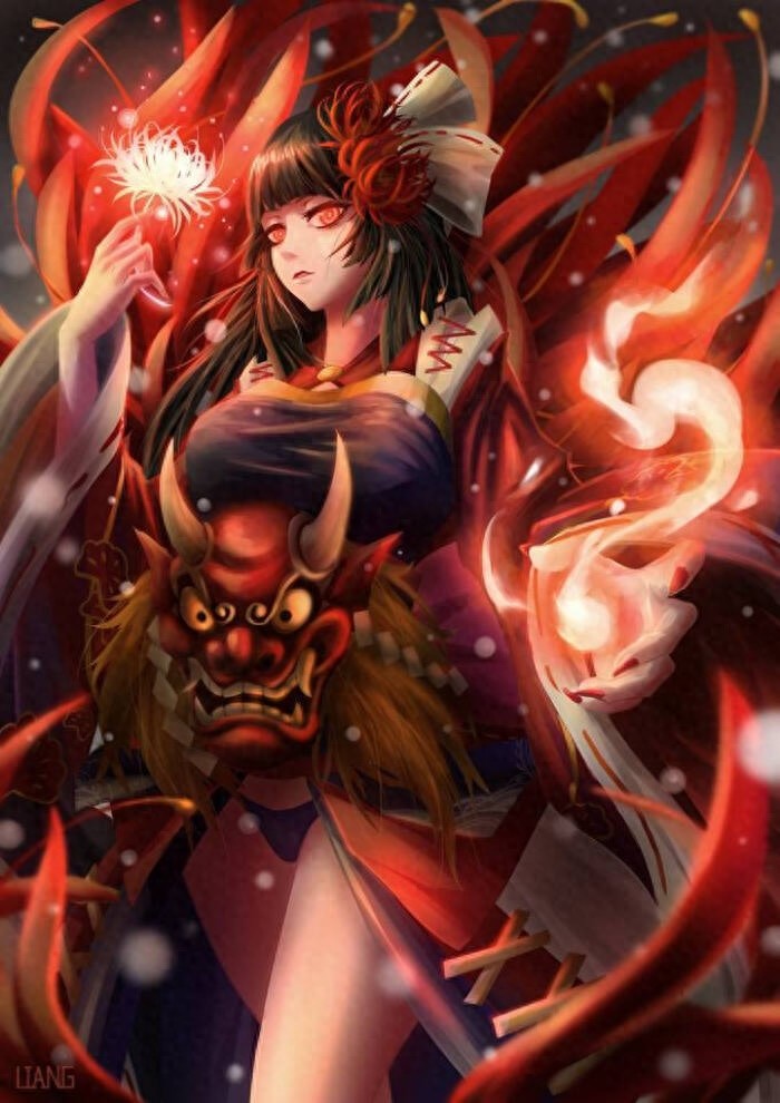 彼岸花壁纸头像 | 彼岸花开君不见，轮回因果难缠绵