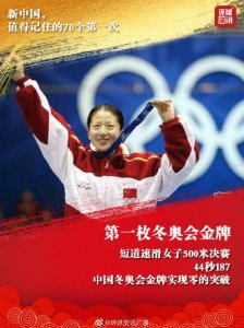 ​第一枚冬奥会金牌