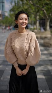 ​青年演员，陆怡璇，清纯如斯，淡雅如水，美得让人移不开眼