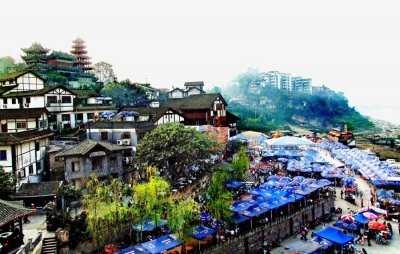 ​巴渝第一古镇---磁器口古镇