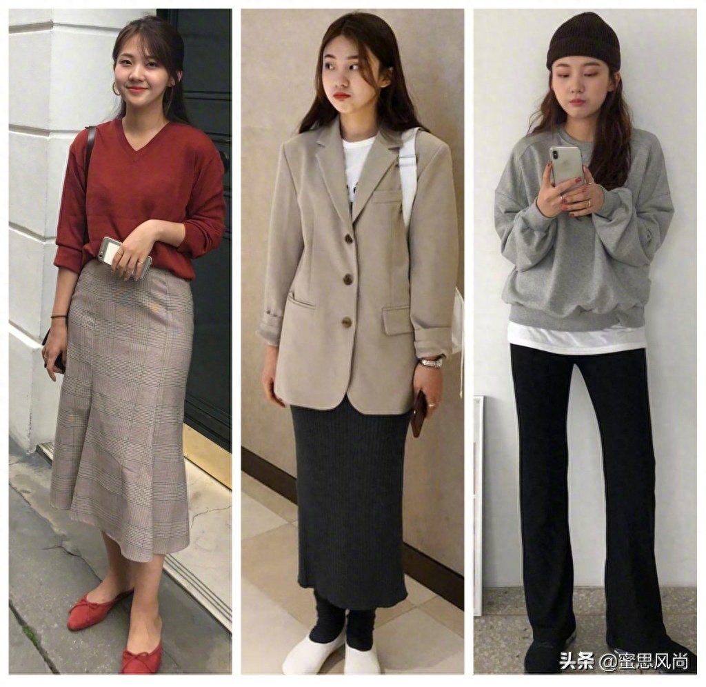 春天就要这么穿，27套舒适显气质的春日休闲穿搭，简单精致少女感