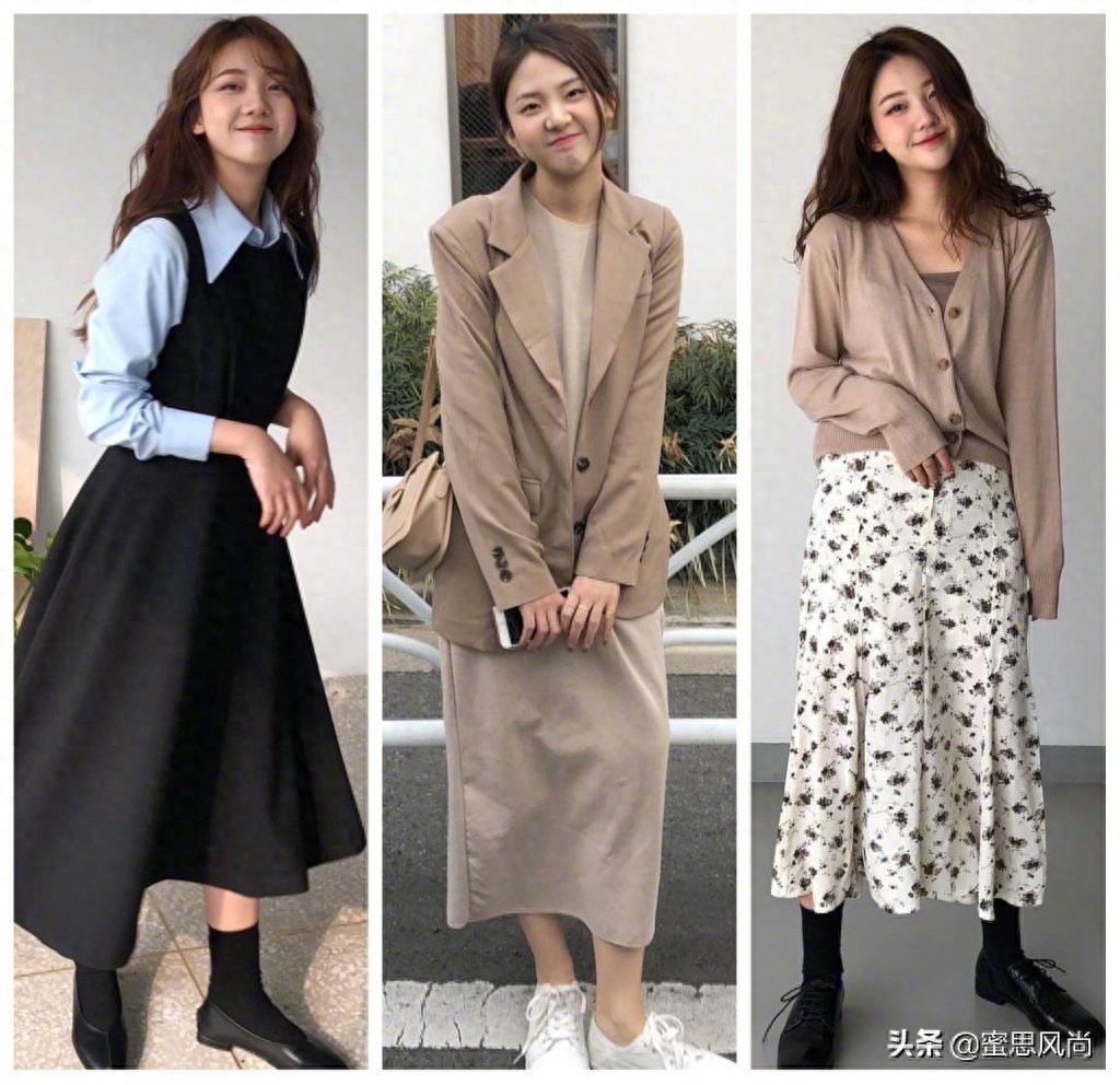 春天就要这么穿，27套舒适显气质的春日休闲穿搭，简单精致少女感