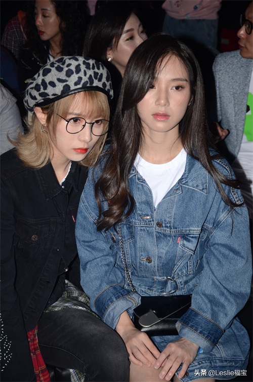 GNZ48成员刘力菲、陈珂、唐莉佳亮相上海时装周