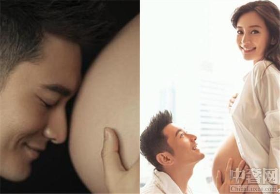 杨颖被传是假怀孕 黄晓明发孕照被质疑p图
