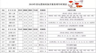 ​渭南火车站春运加开上海、兰州、北京等方向列车