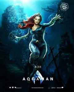 ​“海后湄拉”，艾梅柏·希尔德《海王》剧照，拿走不谢。