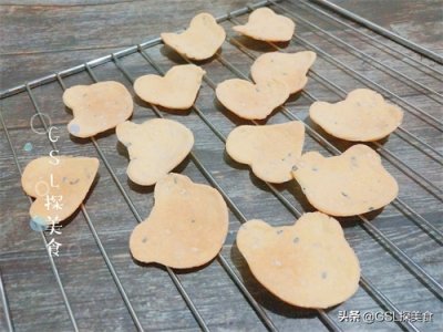 ​酥脆饼干的简单做法，一个鸡蛋半碗面粉就能完成，香脆可口